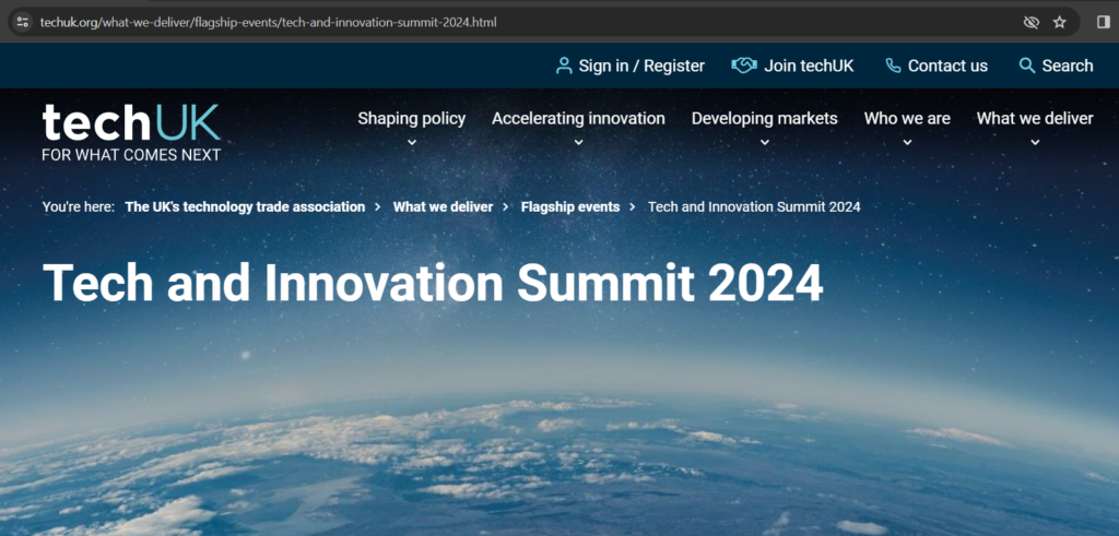 Tech and Innovation Summit 2024